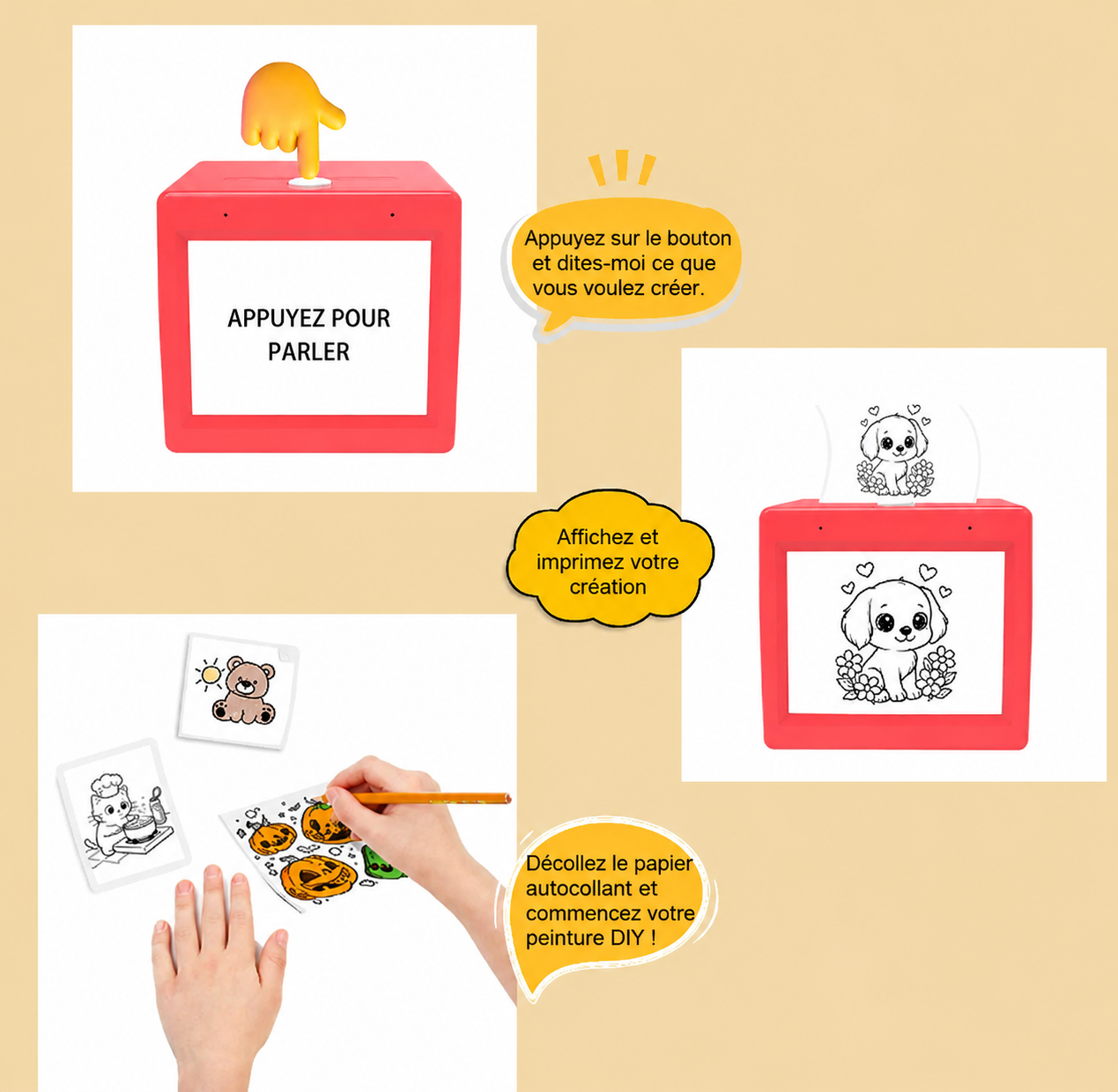 Magic Box – Imprimante Portable à Contrôle Vocal