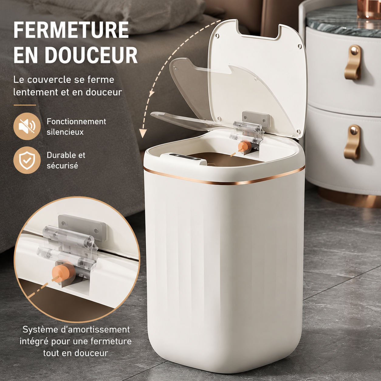 Poubelle Intelligente Automatique 20L