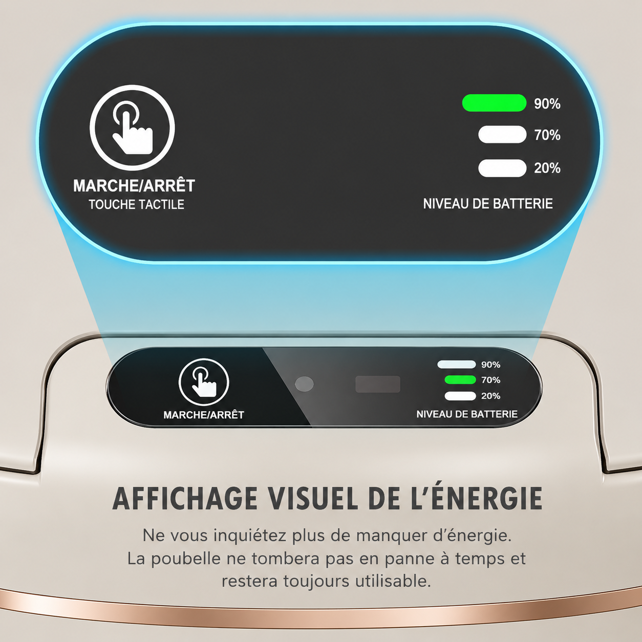 Poubelle Intelligente Automatique 20L