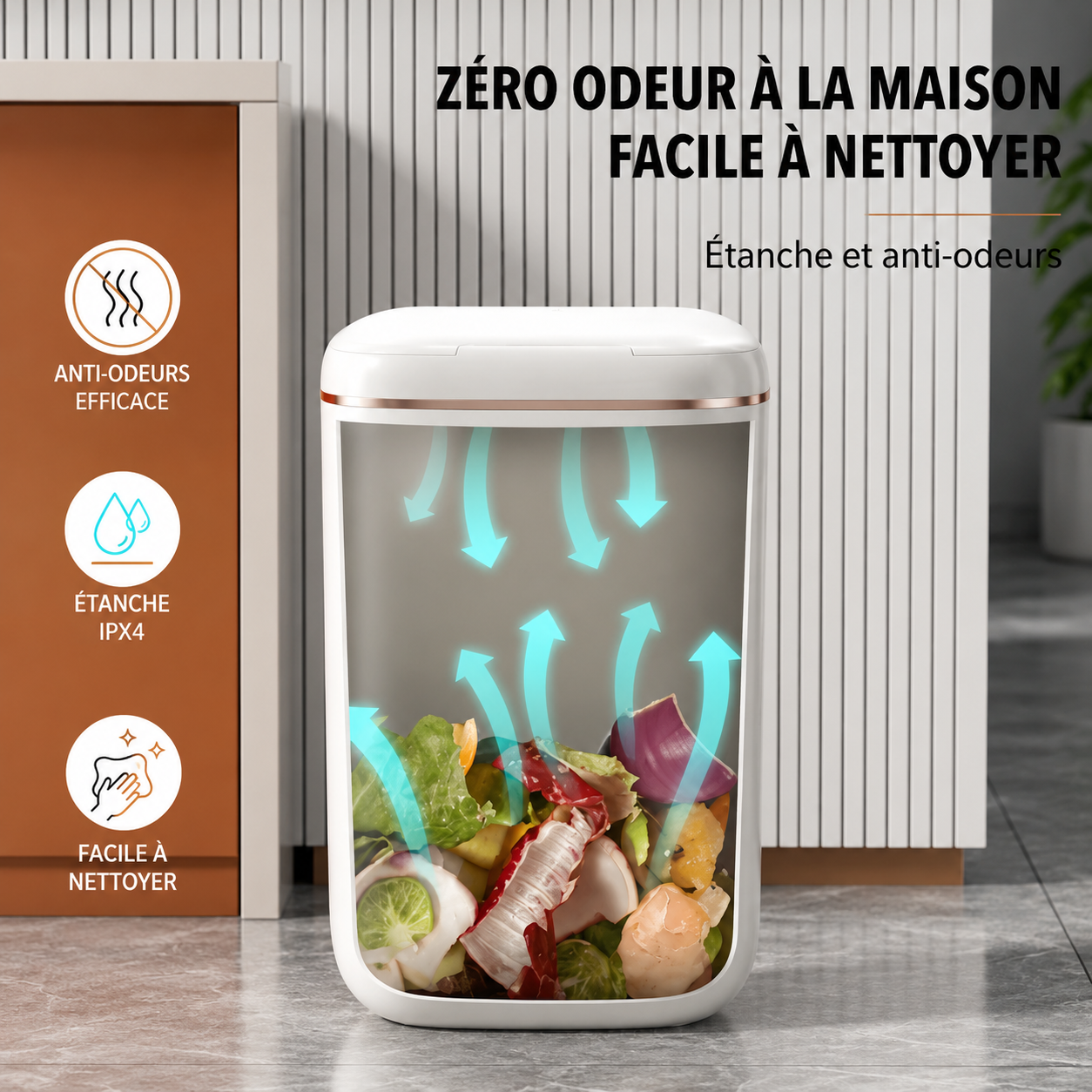 Poubelle Intelligente Automatique 20L