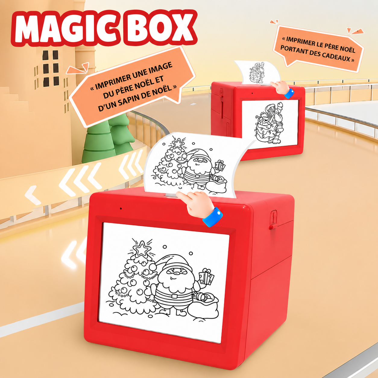 Magic Box – Imprimante Portable à Contrôle Vocal