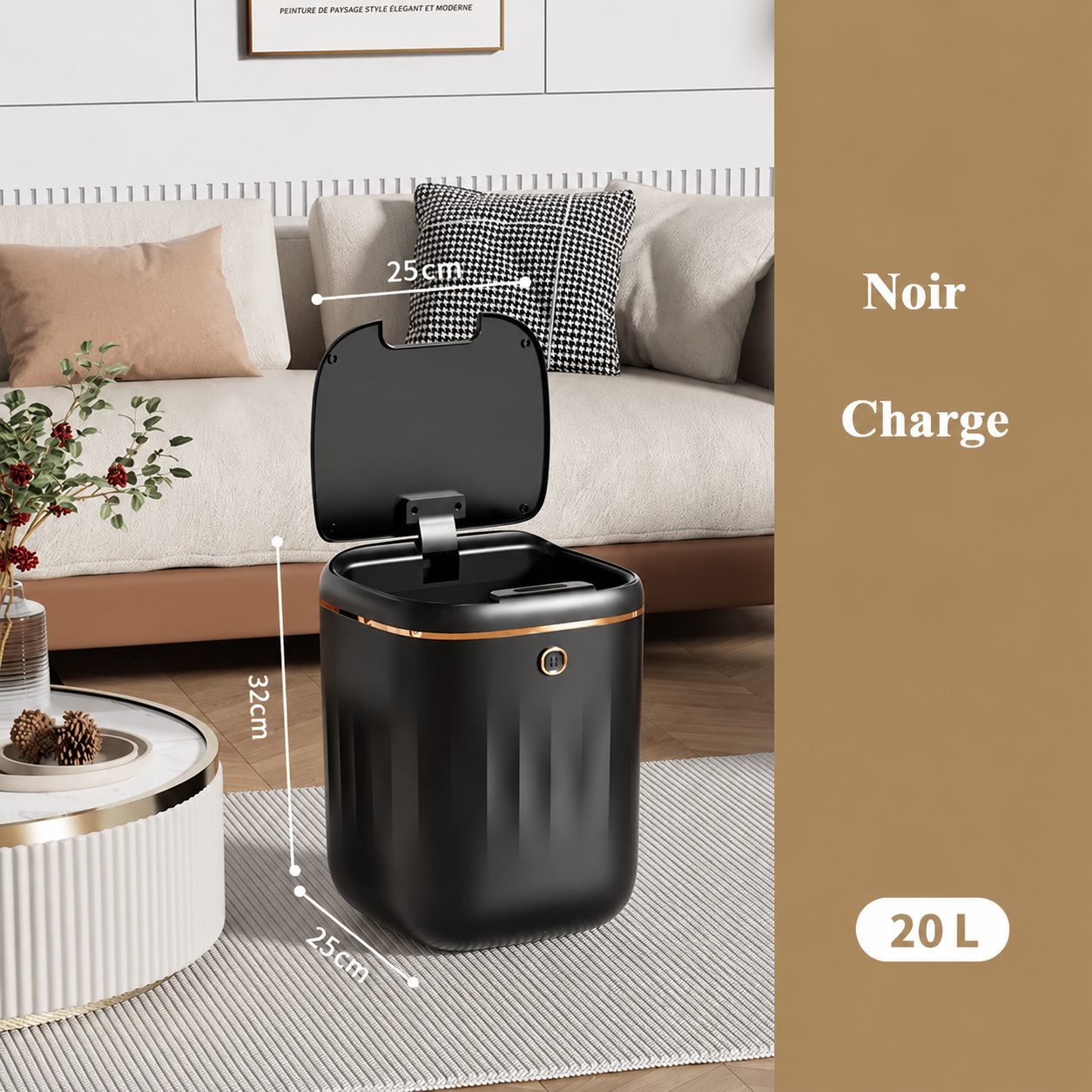 Poubelle Intelligente Automatique 20L
