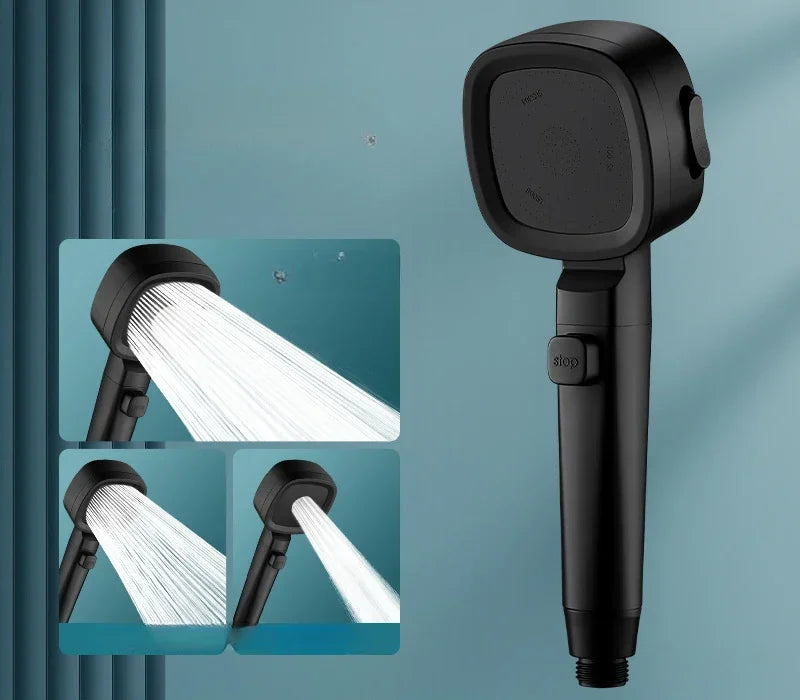Pommeau de Douche Haute Pression 3 Modes