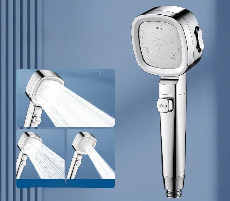 Pommeau de Douche Haute Pression 3 Modes