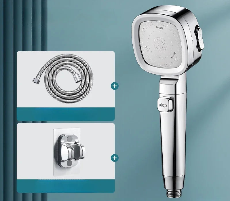 Pommeau de Douche Haute Pression 3 Modes